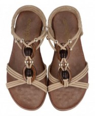Sandalias con abalorios Amarpies ABZ28685