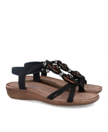 Sandalias con elástico Amarpies ABZ28685