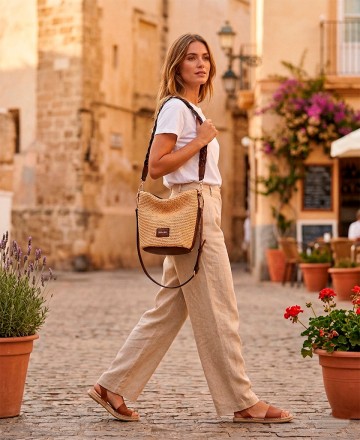 Binnari Brisa 20953 raffia bag