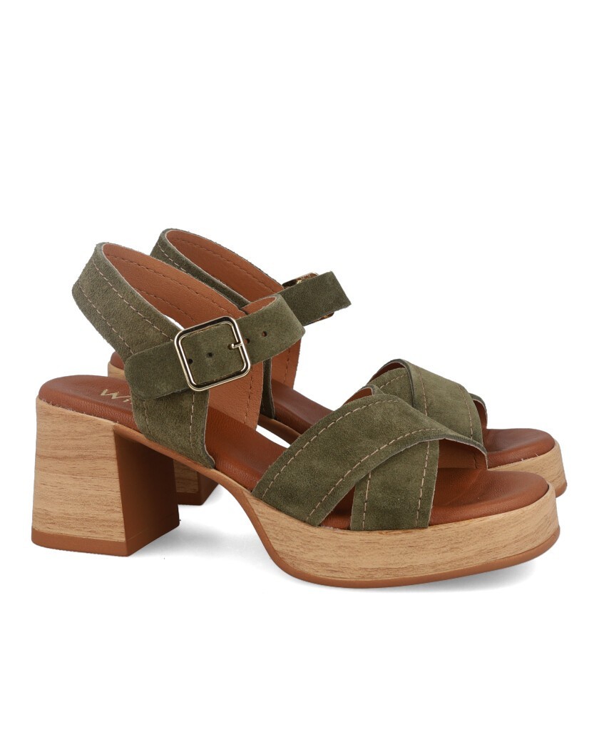 Sandalias con tacón ancho Catchalot T-145761