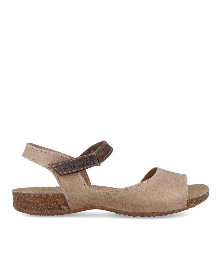 Sandalias planas de piel Inter-Bios 4458