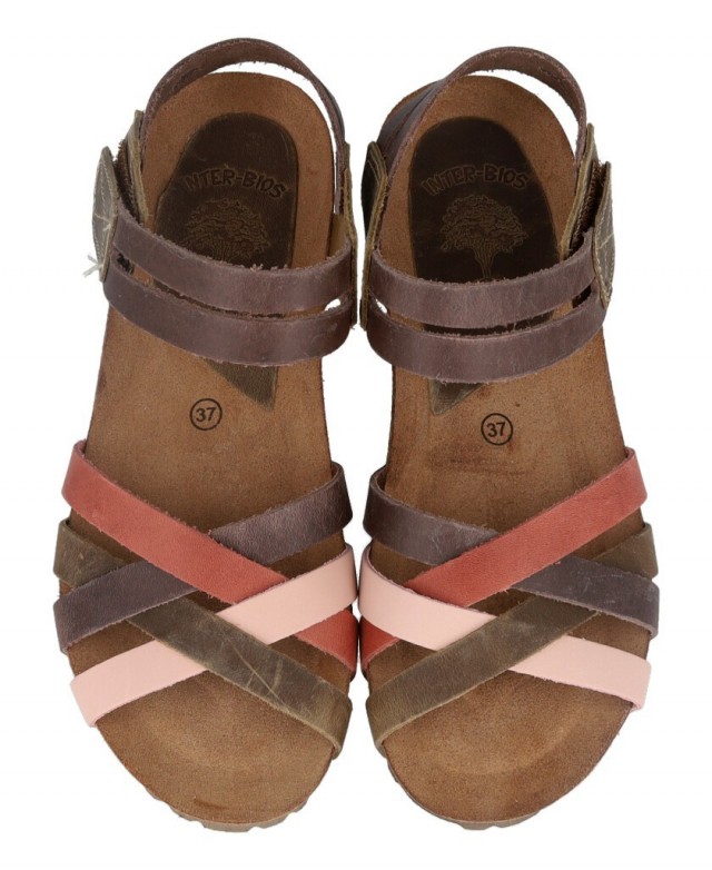 Sandalias casual de cuña Inter-Bios 5338
