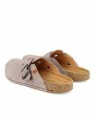 Zuecos con hebilla El Naturista Silk suede N5796