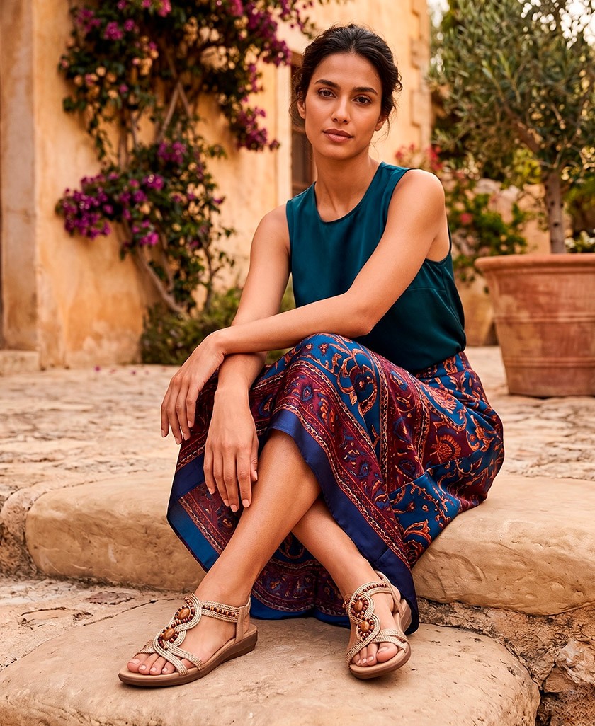 Amarpies AKO28553 beaded sandals