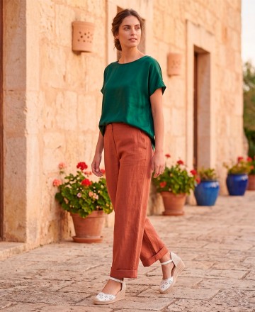 Alpargatas de cuña media  Andares 438004