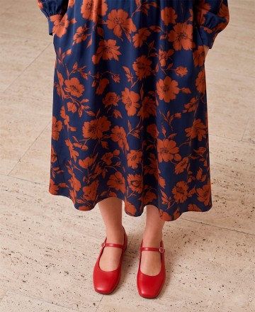 Merceditas en color rojo Catchalot Diana