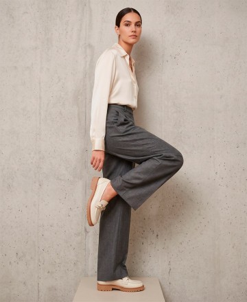 Loafers with metallic buckle Funny Lola 5044