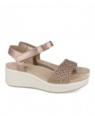 Sandalias metálicas con cuña Imac 109030