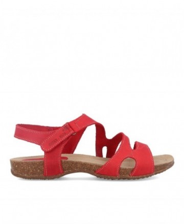 Sandalias rojas de piel Inter-Bios 4441