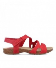 Sandalias rojas de piel Inter-Bios 4441