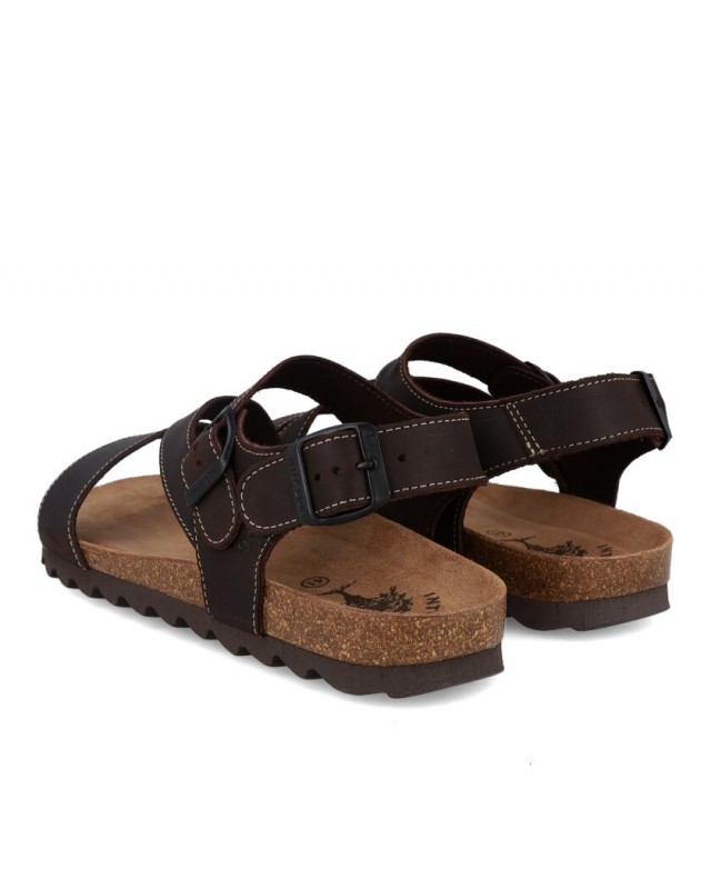 Sandalias hombre con hebilla Inter-Bios 9557-SM