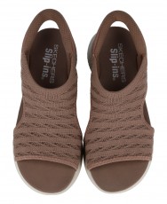 Brown Skechers Slip-Ins Sandals: Ultra Flex 3.0