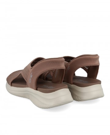 Sandalia Marrón Skechers Slip-Ins: Ultra Flex 3.0