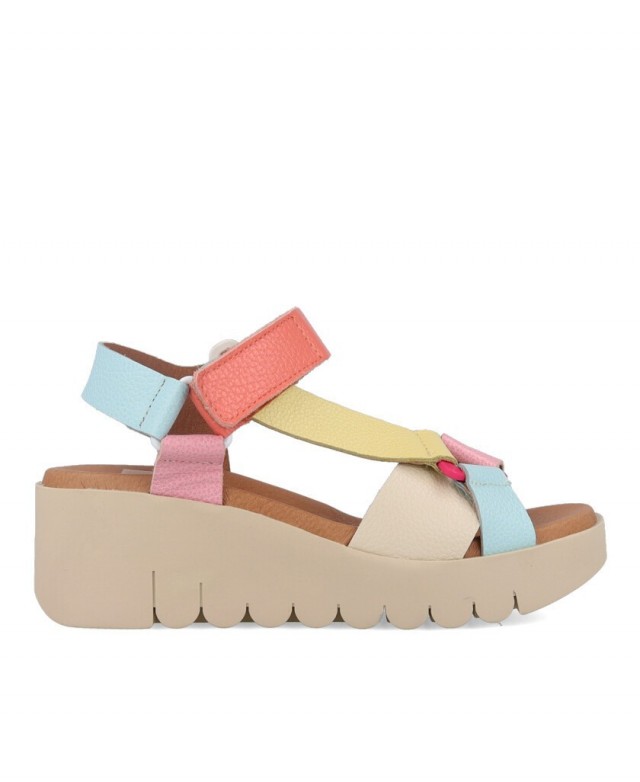 Sandalias de tiras con cuña Tambi Ali 200