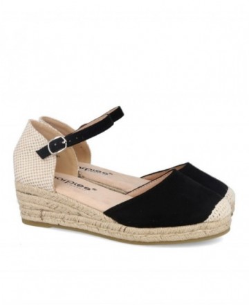 Amarpies ACX 26481 women's black espadrilles