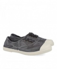 Natural World Old Lavender 102E Canvas Trainers