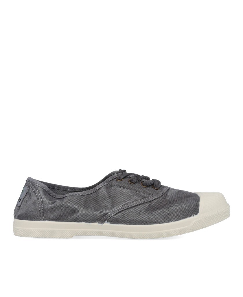 Natural World Old Lavender 102E Canvas Trainers