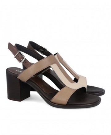 Sandalias de piel taupe Catchalot 5225