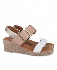 Tambi Lua 710 Buckle Wedge Sandals
