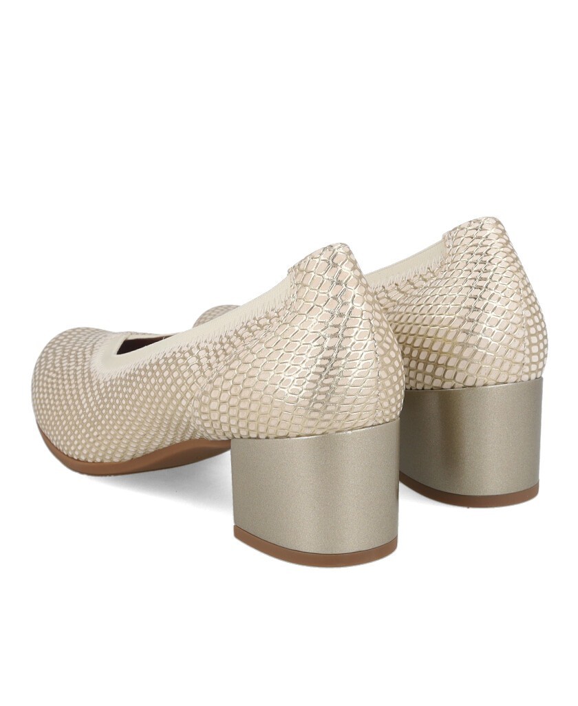 Zapatos de salón metalizados Pitillos 11130