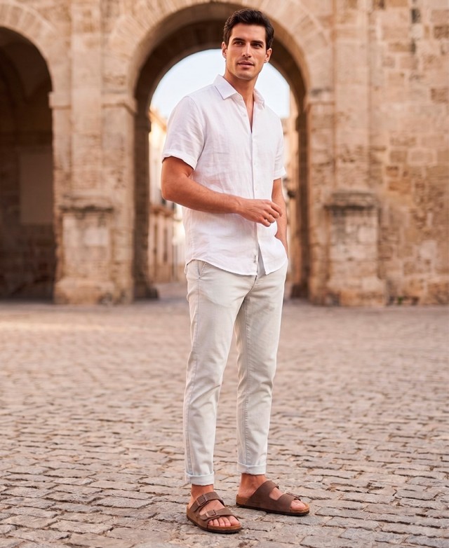 Sandalias de hebilla hombre Inter-Bios 9560
