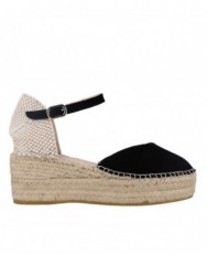 Black espadrilles Macarena Java 22