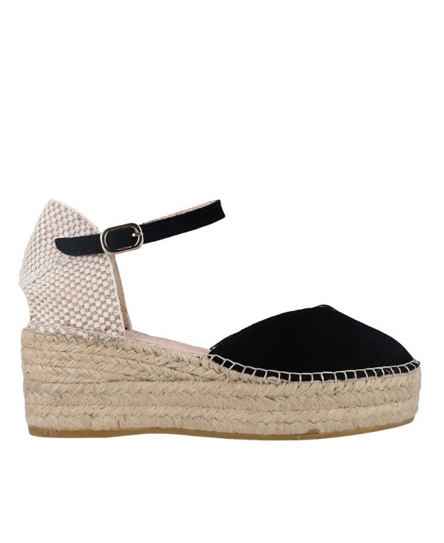 Black espadrilles Macarena Java 22