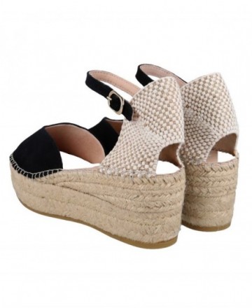 Black espadrilles Macarena Java 22