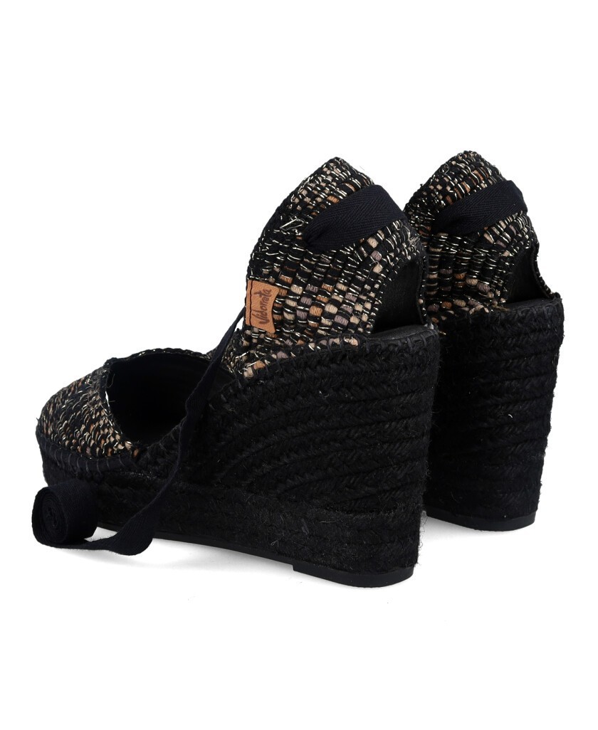 Vidorreta Hermes 0146 black espadrilles