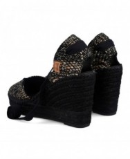 Alpargatas negras Vidorreta Hermes 0146