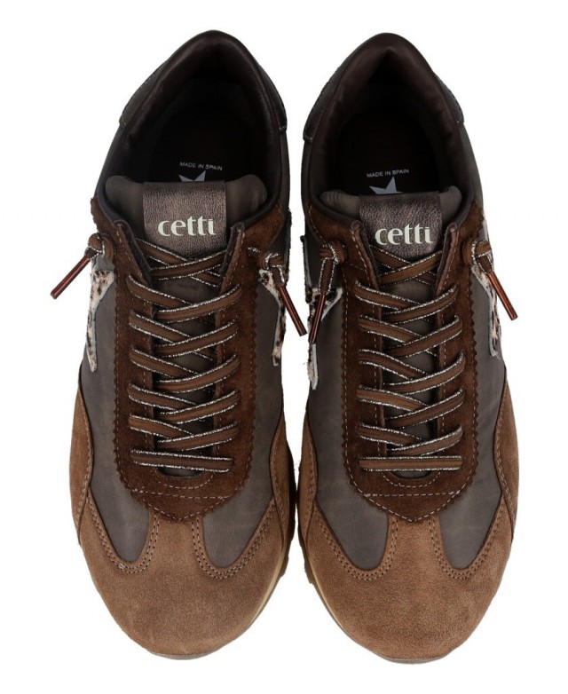 Cetti C-1259 retro leather trainers