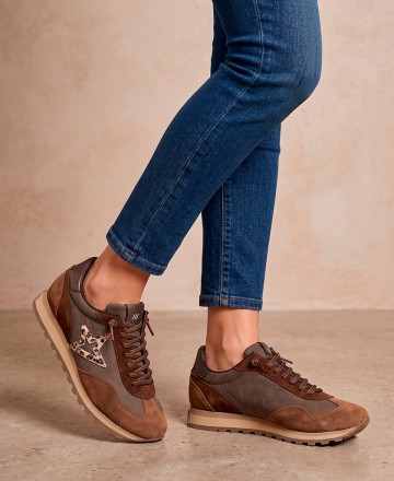 Cetti C-1259 retro leather trainers