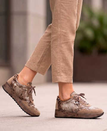 Zapatillas con textura Cetti C-848 Sra XL