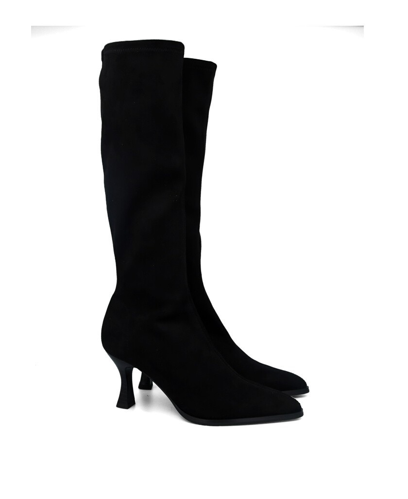 Botas altas de tacón fino Miss Elastic 78038