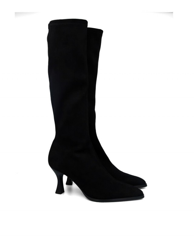 Botas altas de tacón fino Miss Elastic 78038