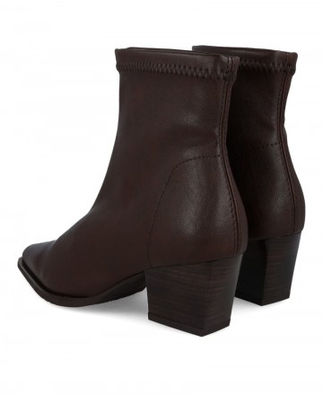 Botines marrones Miss Elastic 78151