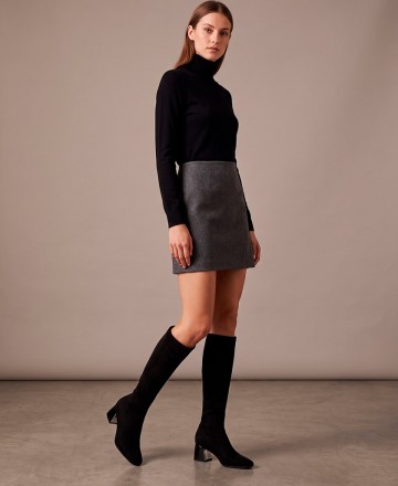 Miss Elastic 75435 fitted knee-high boots