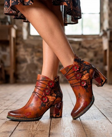 Botines fantasía de piel Laura Vita Maevao 21