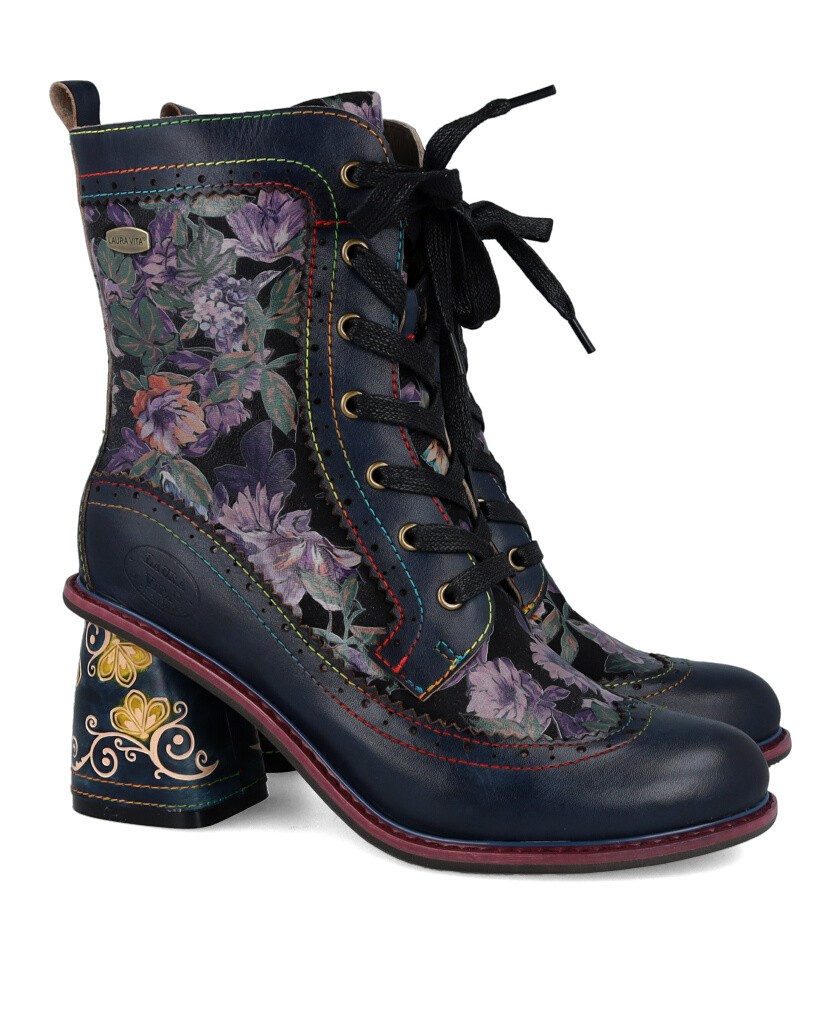 Laura Vita Evcao 81 leather lace-up ankle boots