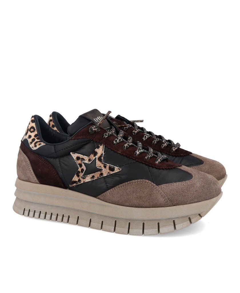 Cetti C-1259 Women’s XL Casual Platform Trainers