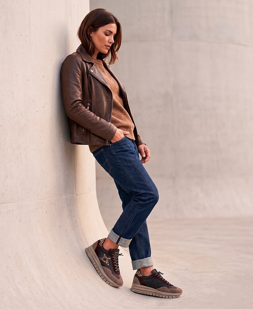 Cetti C-1259 XL Casual Platform Trainers