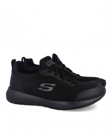 Deportivas negras Skechers Work: Squad Sr 77222EC