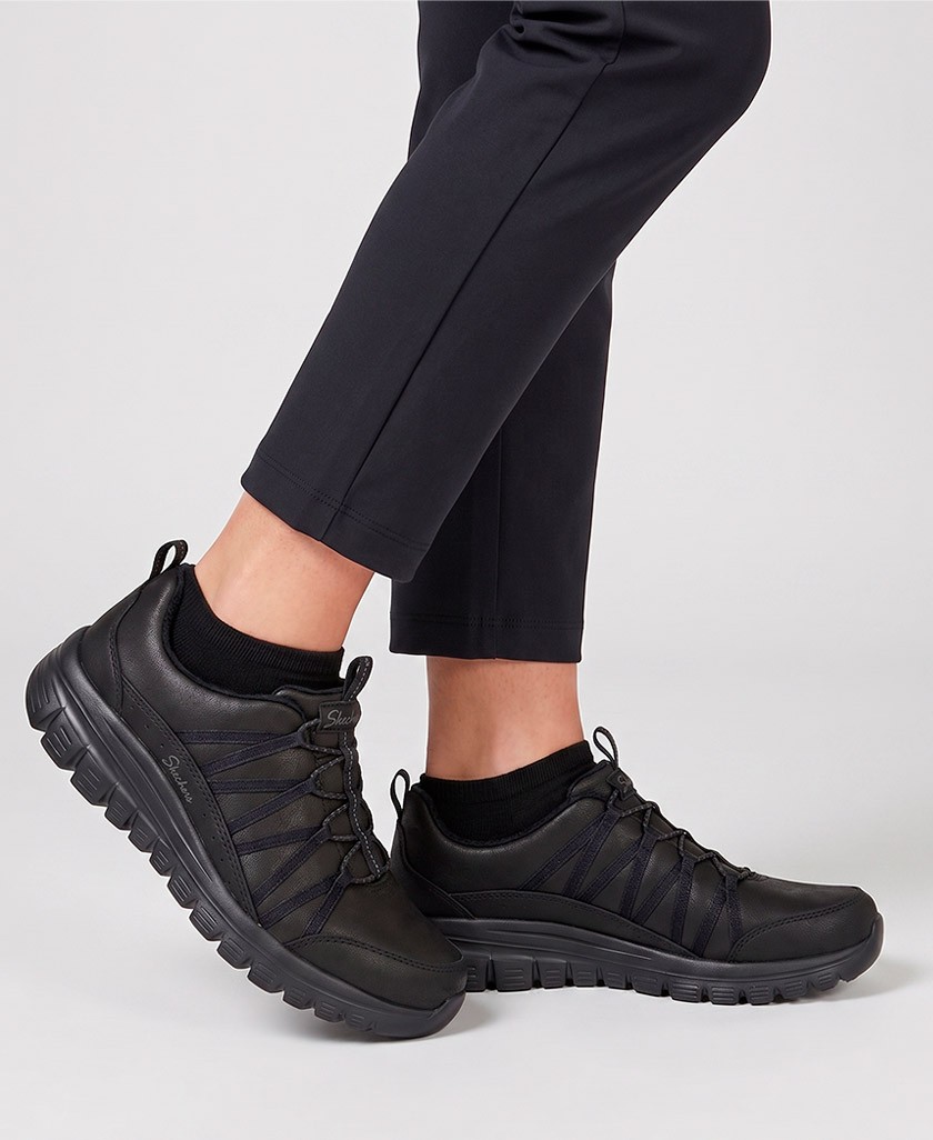 Zapatillas negras Skechers Graceful 100889