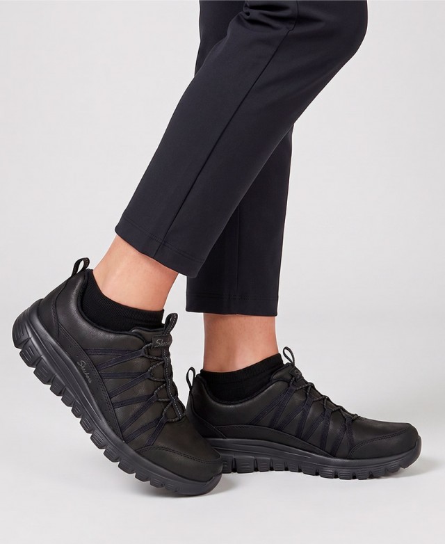Black Skechers Graceful 100889 Sneakers