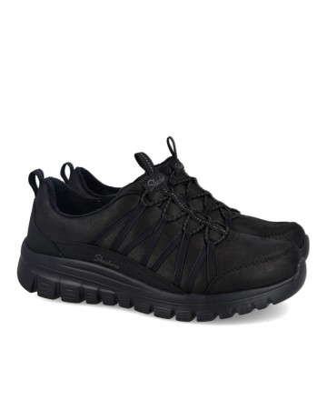 Zapatillas negras Skechers Graceful 100889