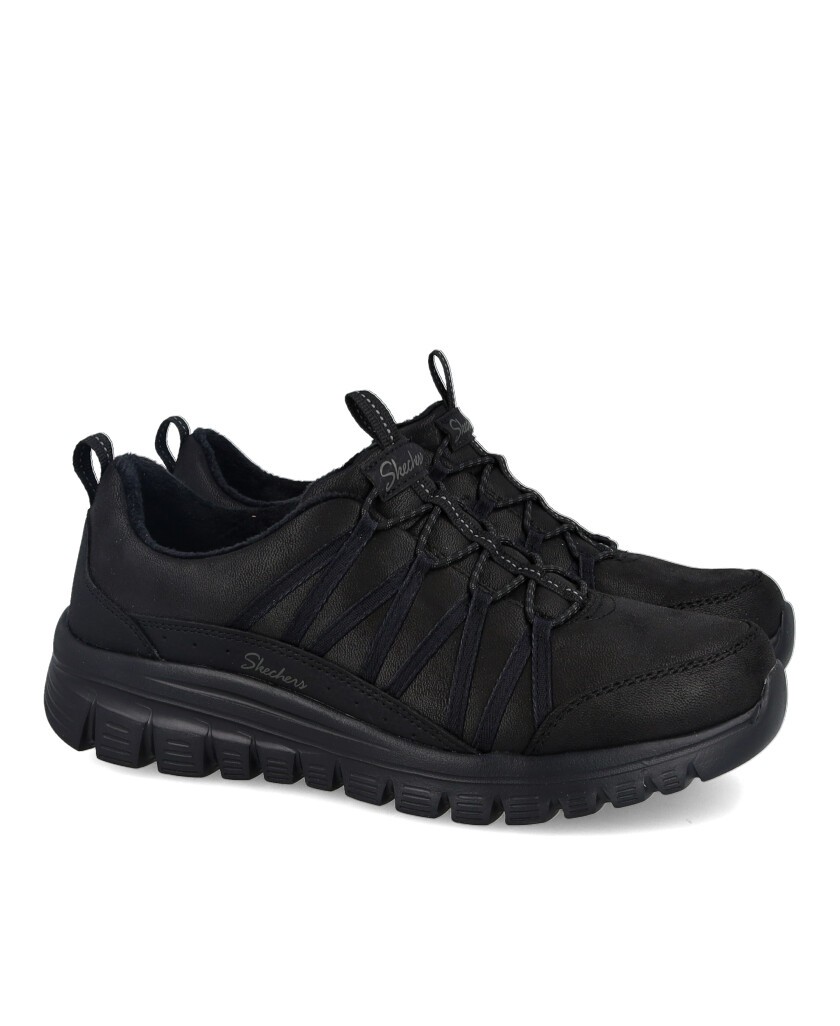Zapatillas negras Skechers Graceful 100889
