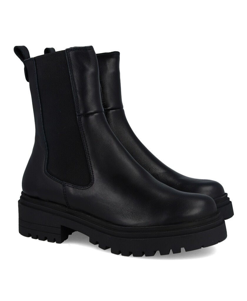 Botines planos con elásticos Porronet 4821