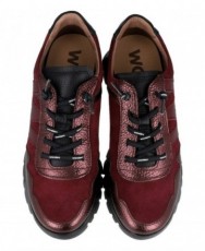Wonders Odisei A-24110 Burgundy Casual Sneakers