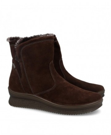 Botines casual de piel Imac 206159