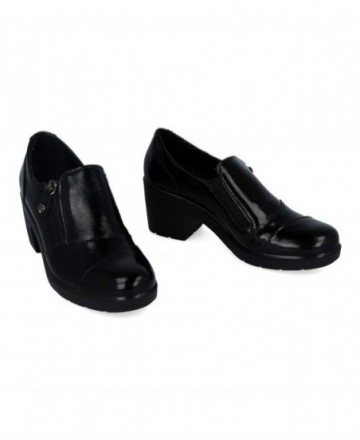 Zapatos negros con cremallera Imac 206790